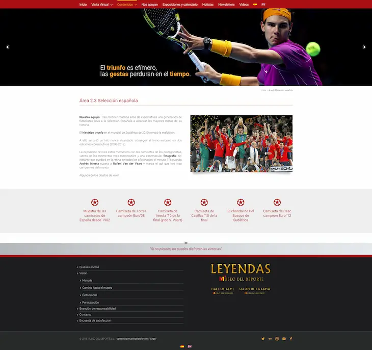 Tengo un museo o exposición y quiero una página web